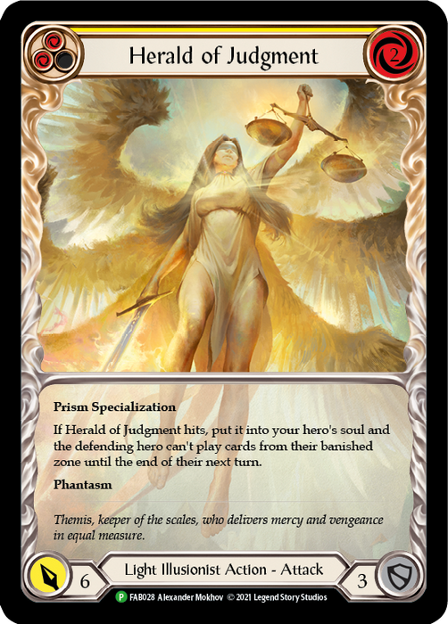 Herald of Judgment [FAB028] (Promo)  Rainbow Foil