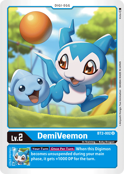 DemiVeemon - BT2-002 (BT2-002 U) [Release Special Booster 1.5]