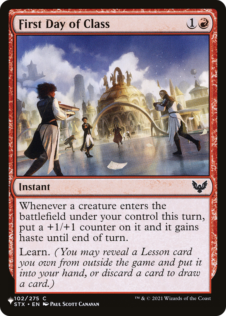 First Day of Class (102/275) [The List Reprints]