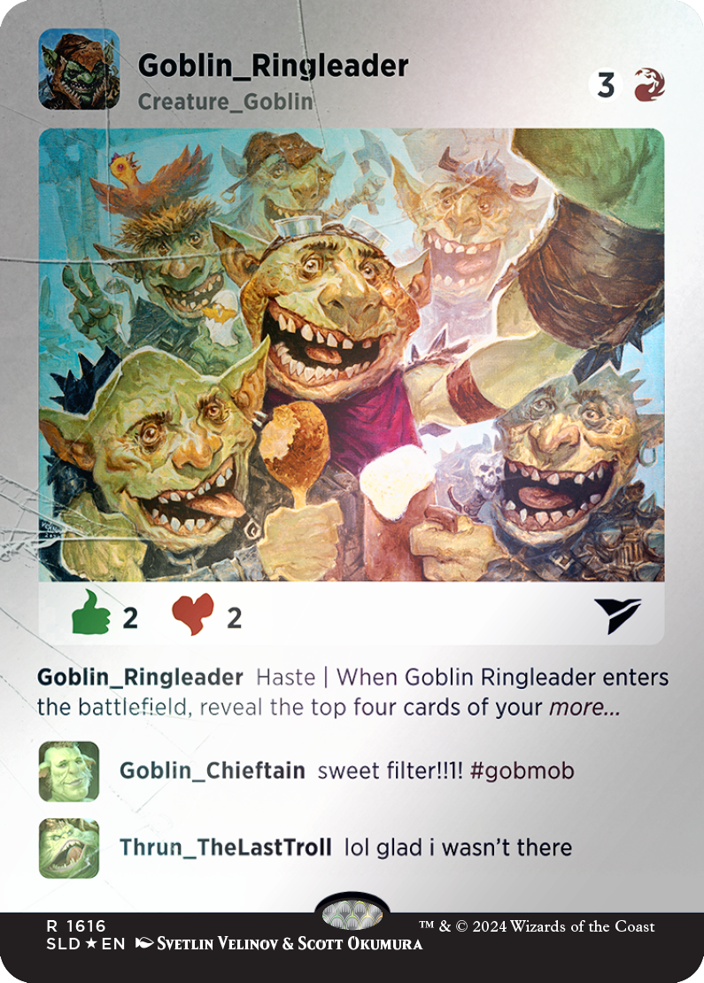 Goblin Ringleader (Rainbow Foil) (1616) [Secret Lair Drop Series]