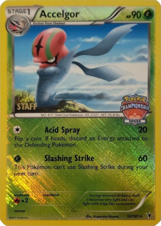 Accelgor - 12/101 (Championship Series) [Staff] (012/101) [League & Championship Cards]