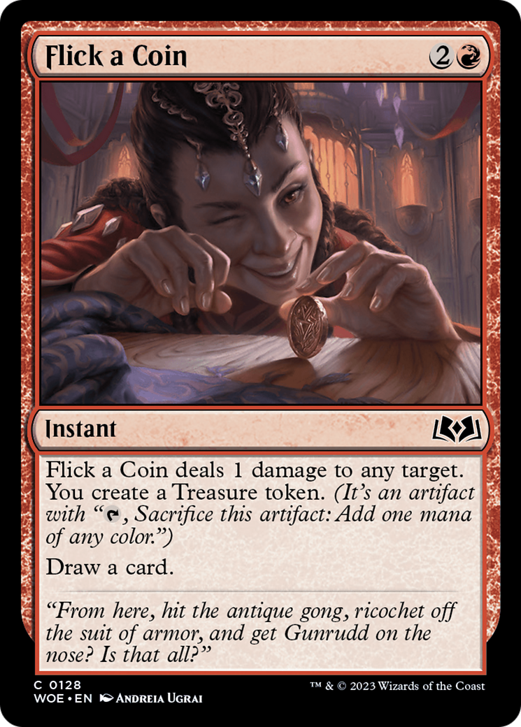 Flick a Coin (128) [Wilds of Eldraine]