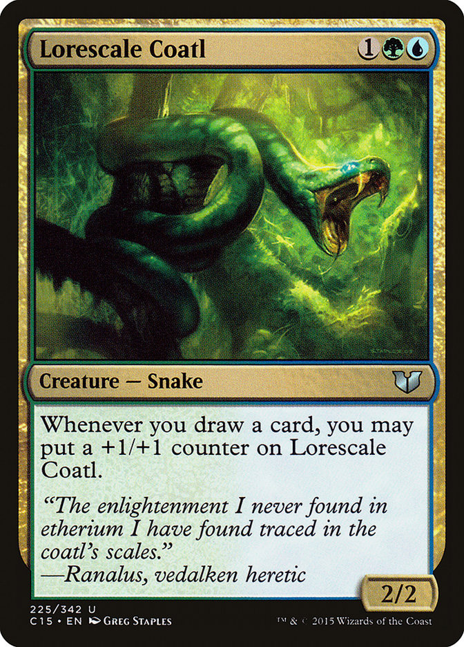 Lorescale Coatl (225) [Commander 2015]