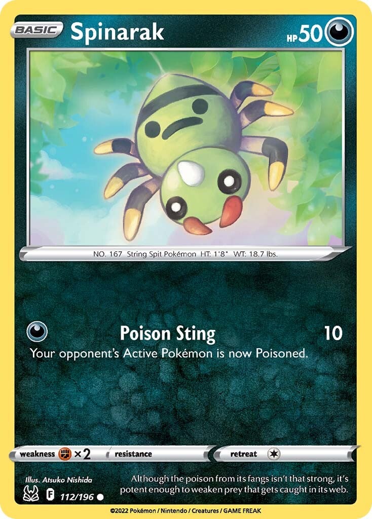 Spinarak (112/196) [SWSH11: Lost Origin]