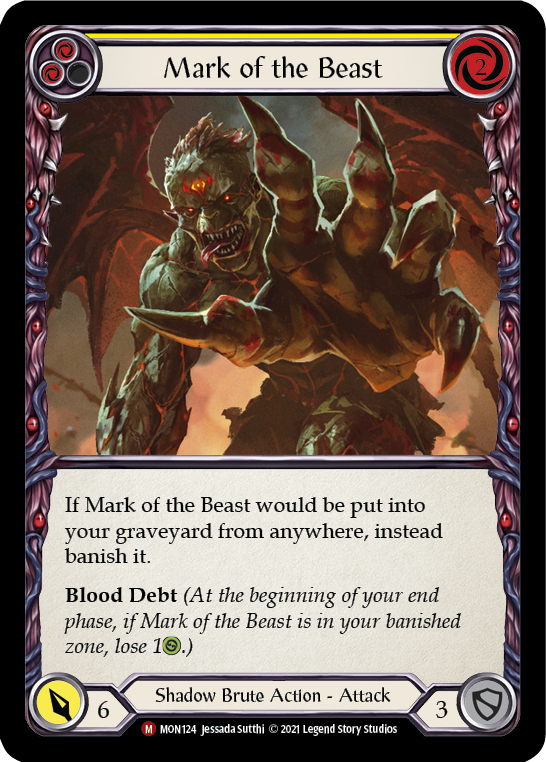 Mark of the Beast (MON124) [Monarch]