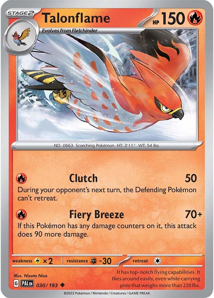 Talonflame (030/193) [SV02: Paldea Evolved]