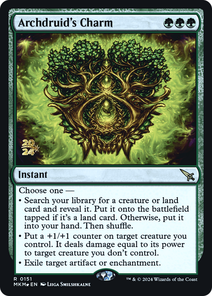 Archdruid's Charm (151) [Prerelease Cards]