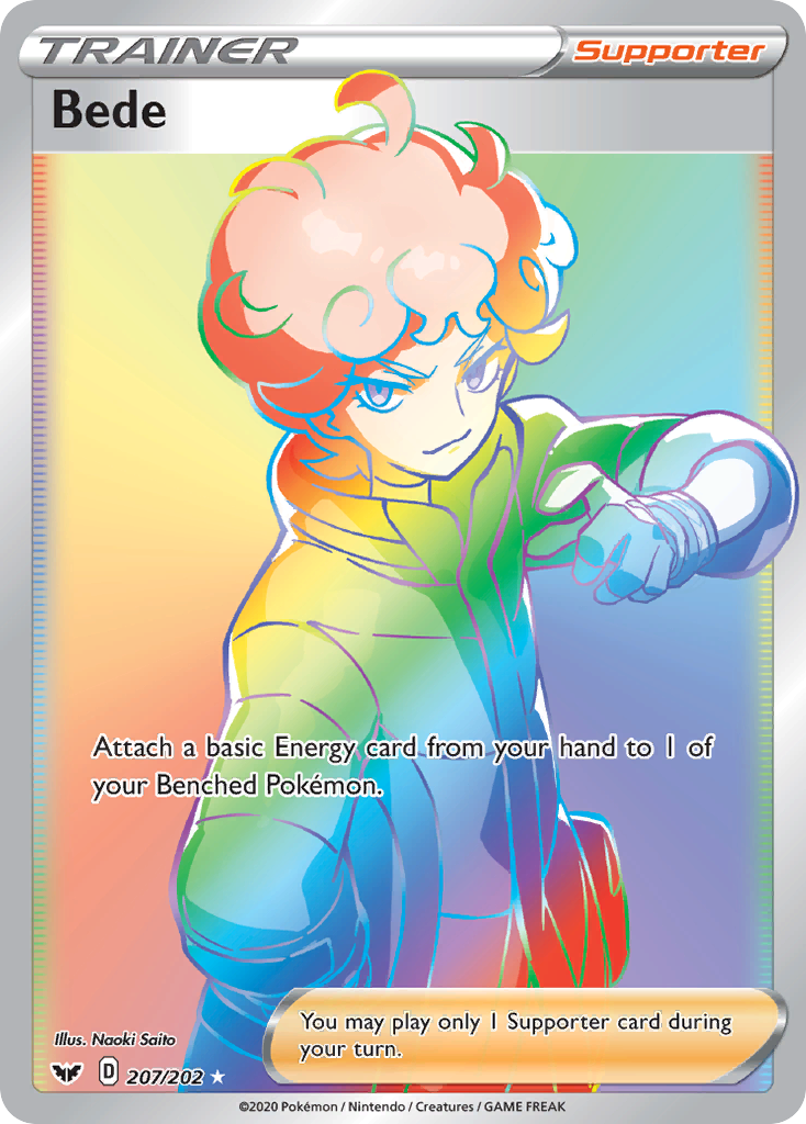 Bede (Secret) (207/202) [SWSH01: Sword & Shield Base Set]