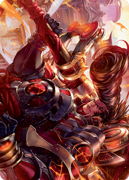 Upriser Renegade Art Card (65) [Art Series: Kamigawa: Neon Dynasty]
