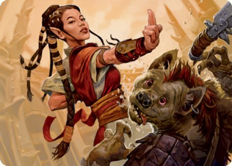 Half-Elf Monk Art Card (28) [Art Series: Adventures in the Forgotten Realms]