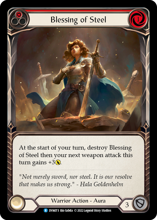 Blessing of Steel (Red) (DYN073) [Dynasty]