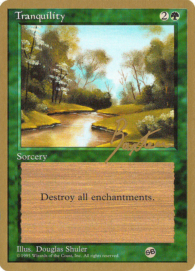 Tranquility - 1996 George Baxter (4ED) (SB) [World Championship Decks]