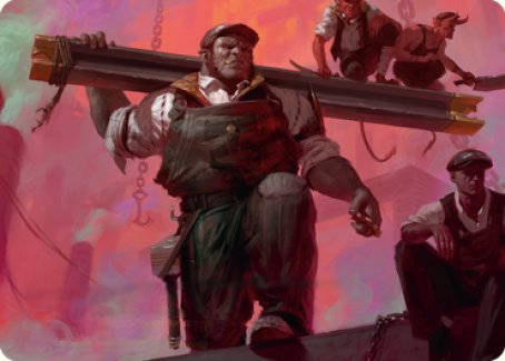 The Beamtown Bullies Art Card (39) [Art Series: Streets of New Capenna]