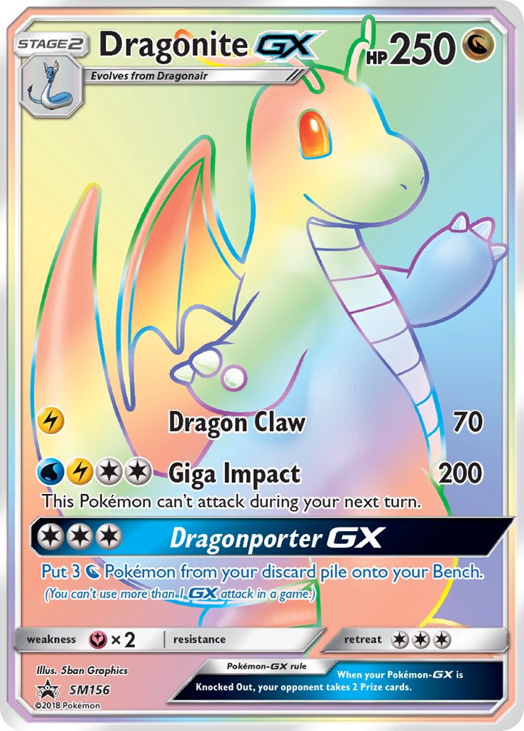Dragonite GX - SM156 (SM156) [Jumbo Cards]