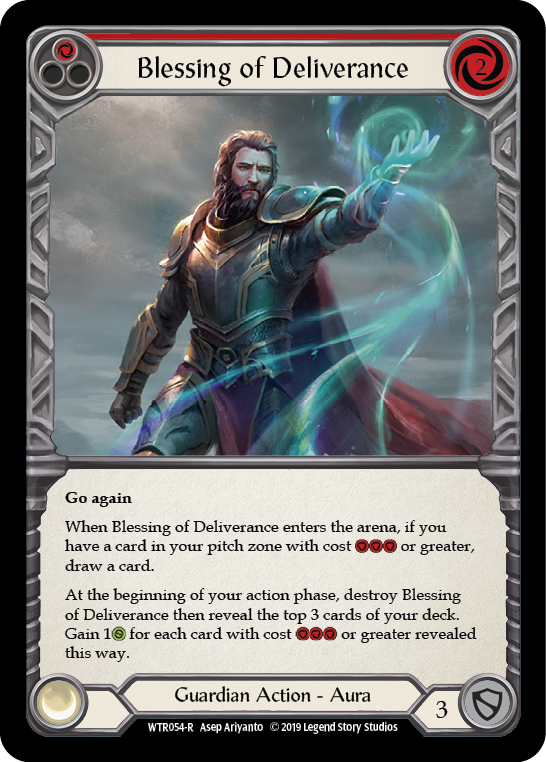 Blessing of Deliverance (Red) (WTR054) [Welcome to Rathe]