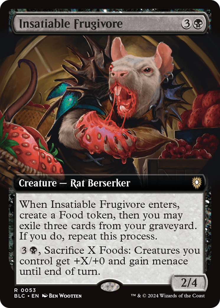 Insatiable Frugivore (Extended Art) (53) [Commander: Bloomburrow]