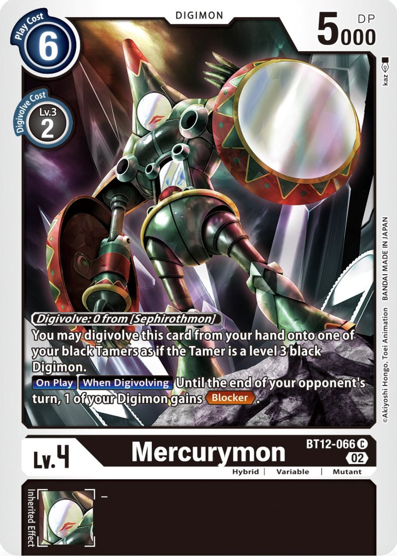 Mercurymon (BT12-066 C) [Across Time]