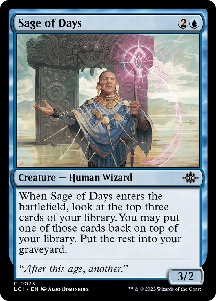 Sage of Days (73) [The Lost Caverns of Ixalan]