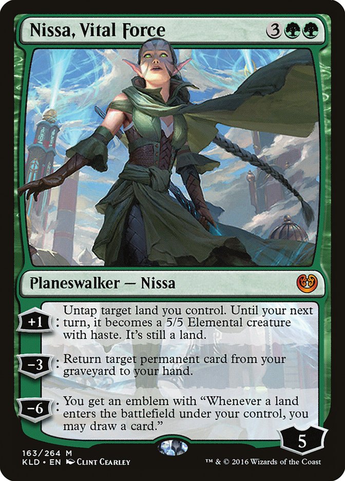 Nissa, Vital Force (163) [Kaladesh]