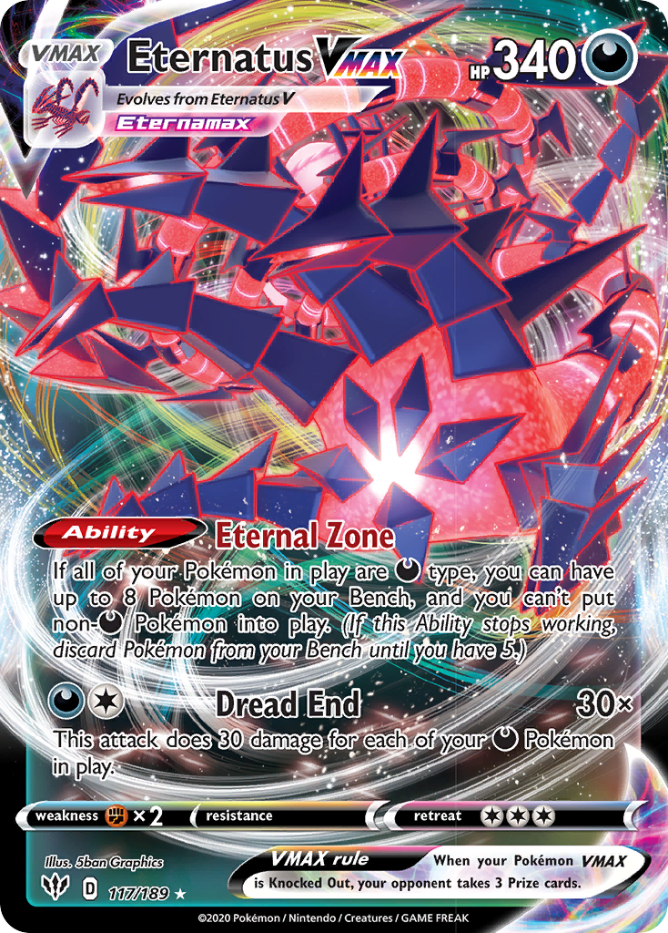 Eternatus VMAX (117/189) [SWSH03: Darkness Ablaze]