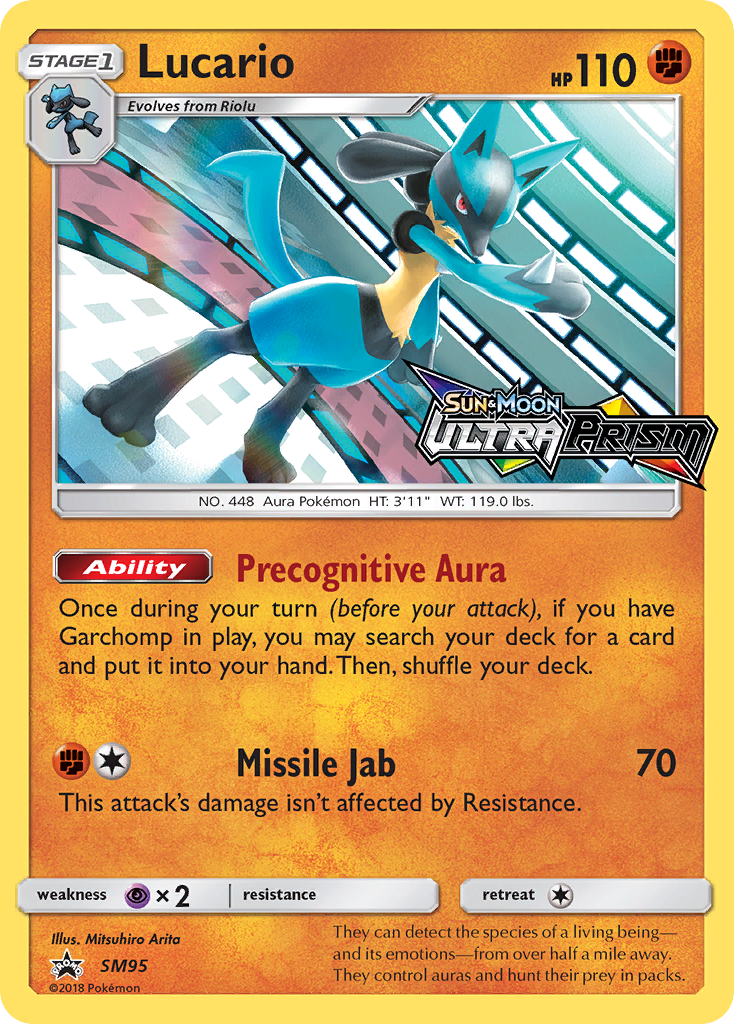Lucario - SM95 (Prerelease) (SM95) [SM Promos]