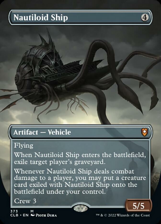 Nautiloid Ship (Borderless) (373) [Commander Legends: Battle for Baldur's Gate]