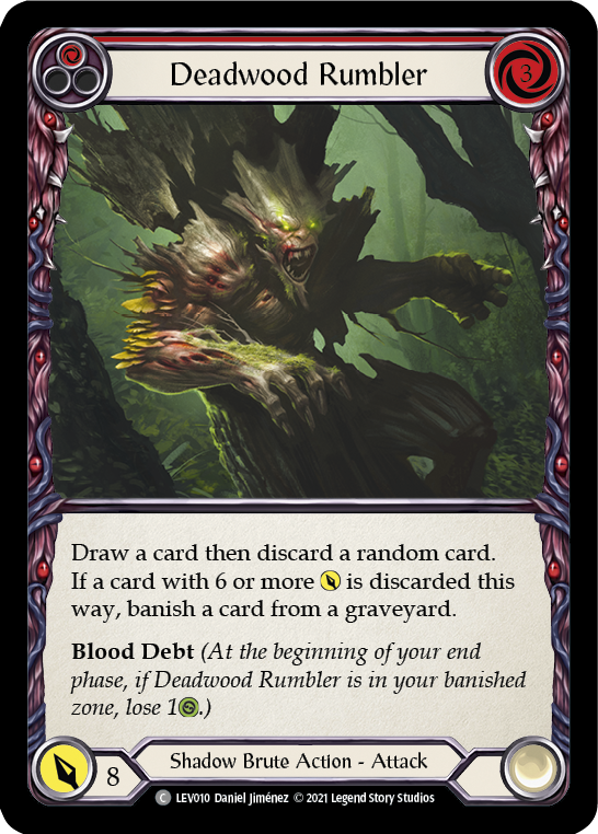 Deadwood Rumbler (Red) (LEV010) [Blitz Deck: Monarch - Levia]