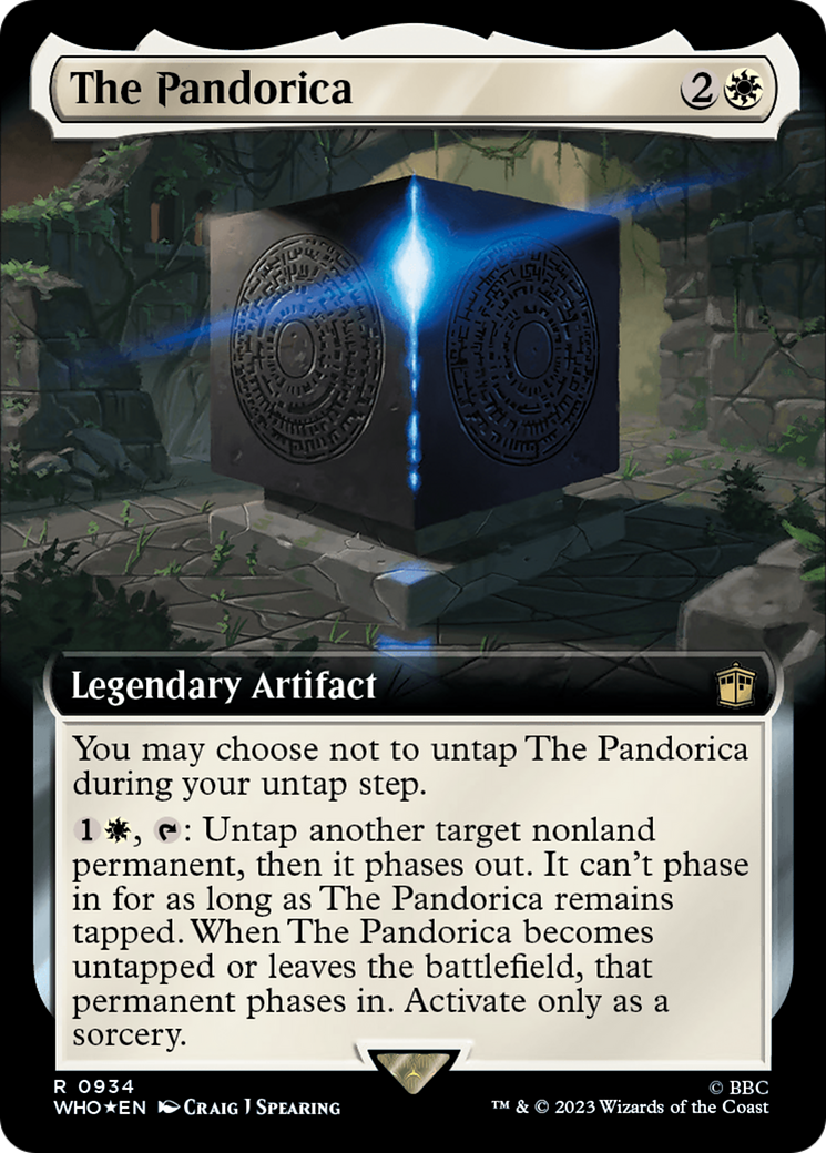 The Pandorica (Extended Art) (Surge Foil) (934) [Universes Beyond: Doctor Who]