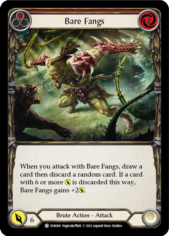 Bare Fangs (Red) (EVR008) [Everfest]