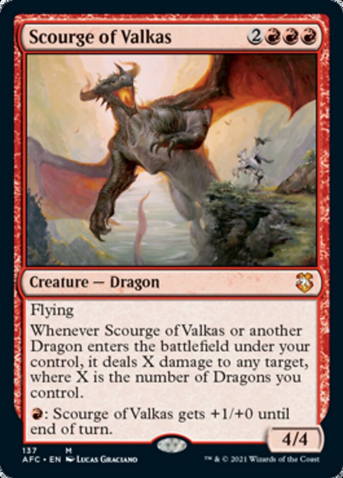 Scourge of Valkas (137) [Commander: Adventures in the Forgotten Realms]