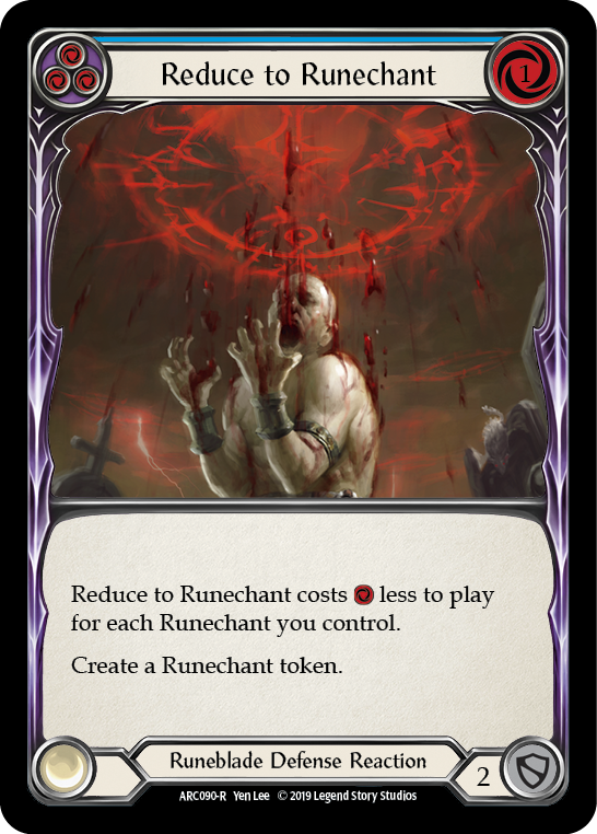 Reduce to Runechant (Blue) (ARC090) [Arcane Rising]