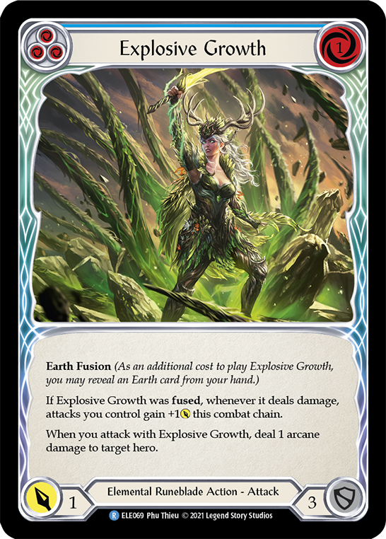 Explosive Growth (Blue) (ELE069) [Tales of Aria]