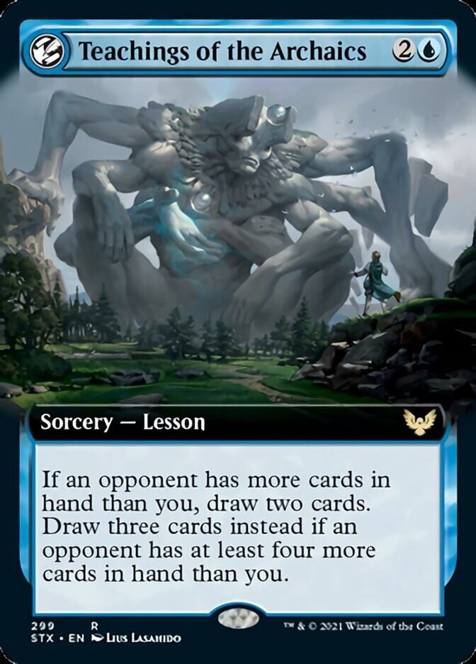 Teachings of the Archaics (Extended Art) (299) [Strixhaven: School of Mages]
