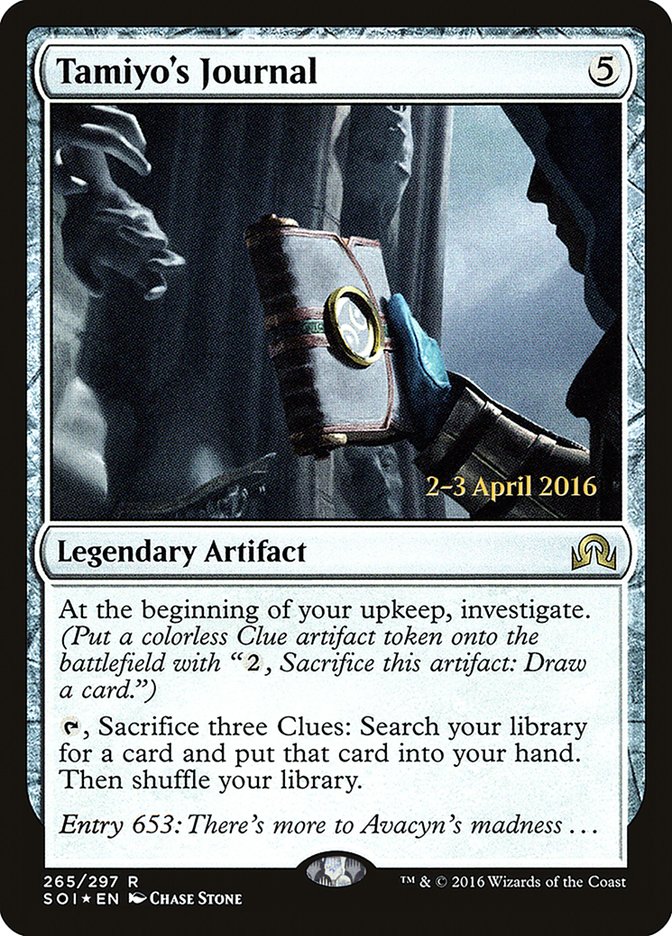 Tamiyo's Journal (Entry 653) (265) [Prerelease Cards]