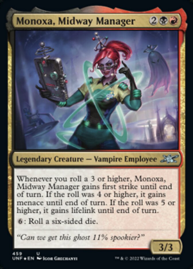 Monoxa, Midway Manager (Galaxy Foil) (459) [Unfinity]