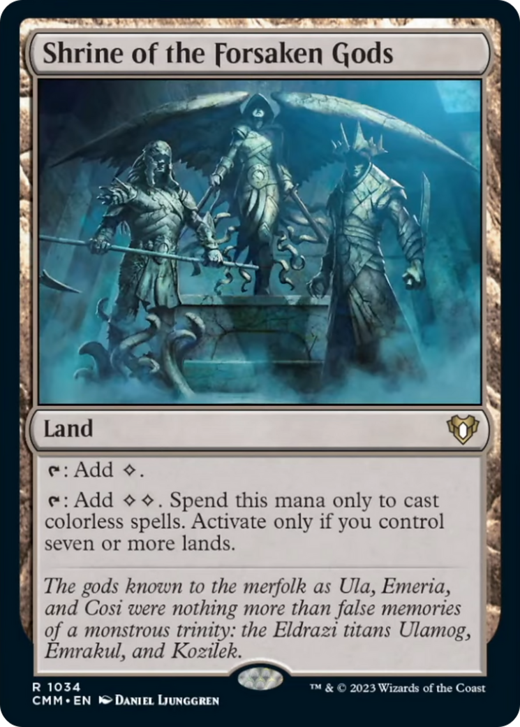 Shrine of the Forsaken Gods (1034) [Commander Masters]