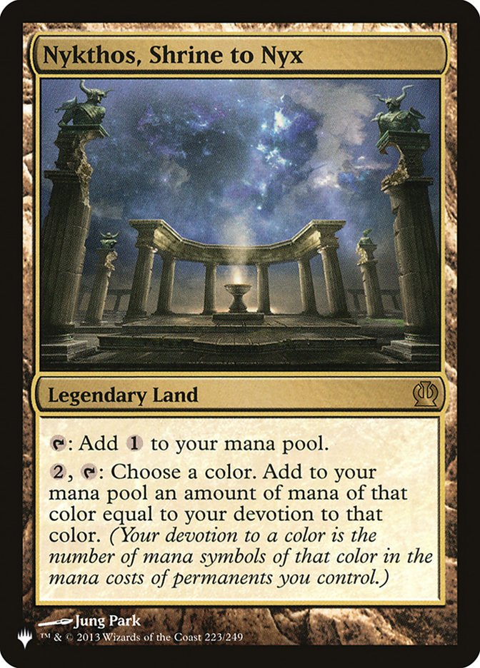 Nykthos, Shrine to Nyx (223/249) [The List Reprints]