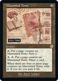 Mazemind Tome (Retro Schematic) (Serialized) [The Brothers' War Retro Artifacts]