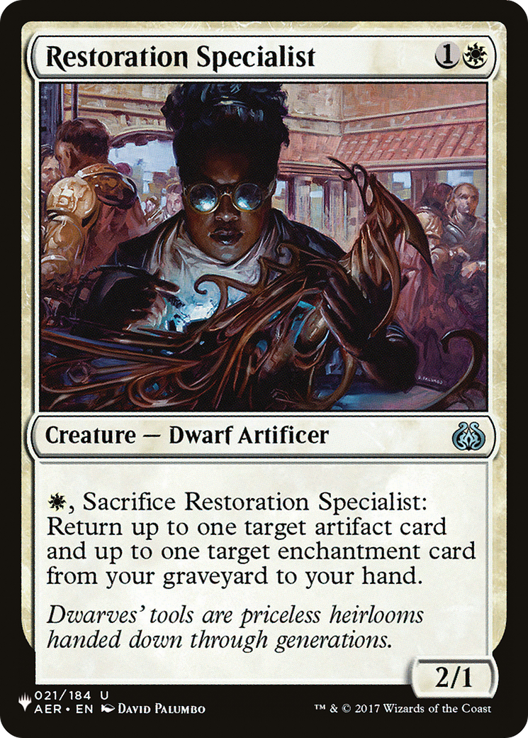 Restoration Specialist (021/184) [The List Reprints]