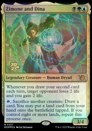Zimone and Dina (257) [Prerelease Cards]