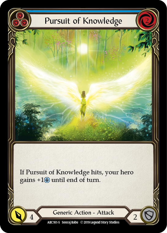 Pursuit of Knowledge (ARC161) [Arcane Rising]