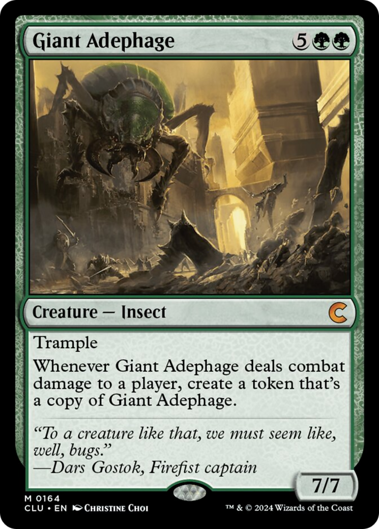 Giant Adephage (164) [Ravnica: Clue Edition]