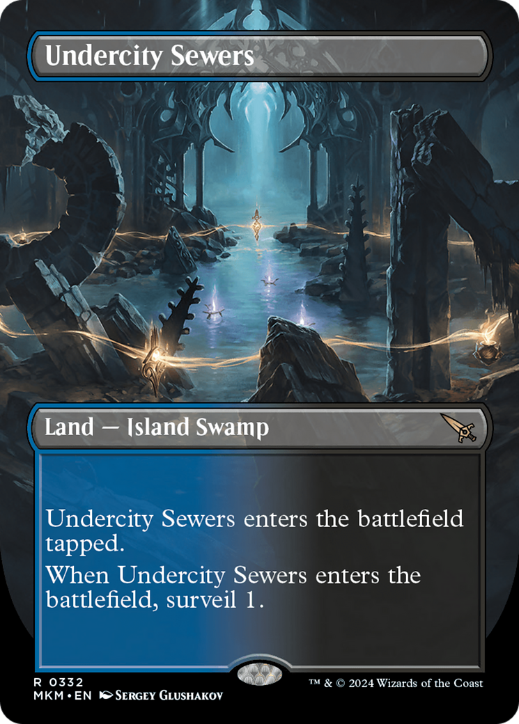 Undercity Sewers (Borderless) (332) [Murders at Karlov Manor]