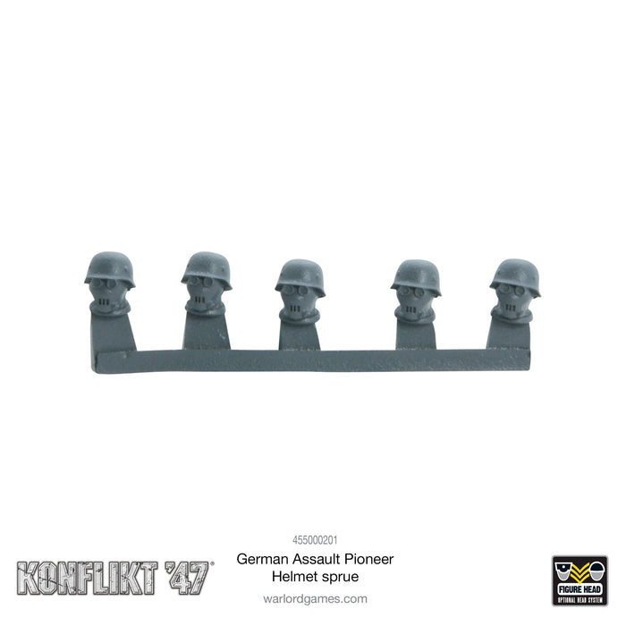 German Assault Pioneer Helmet Sprue