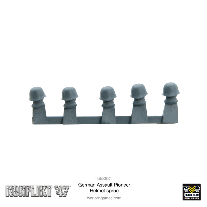 German Assault Pioneer Helmet Sprue