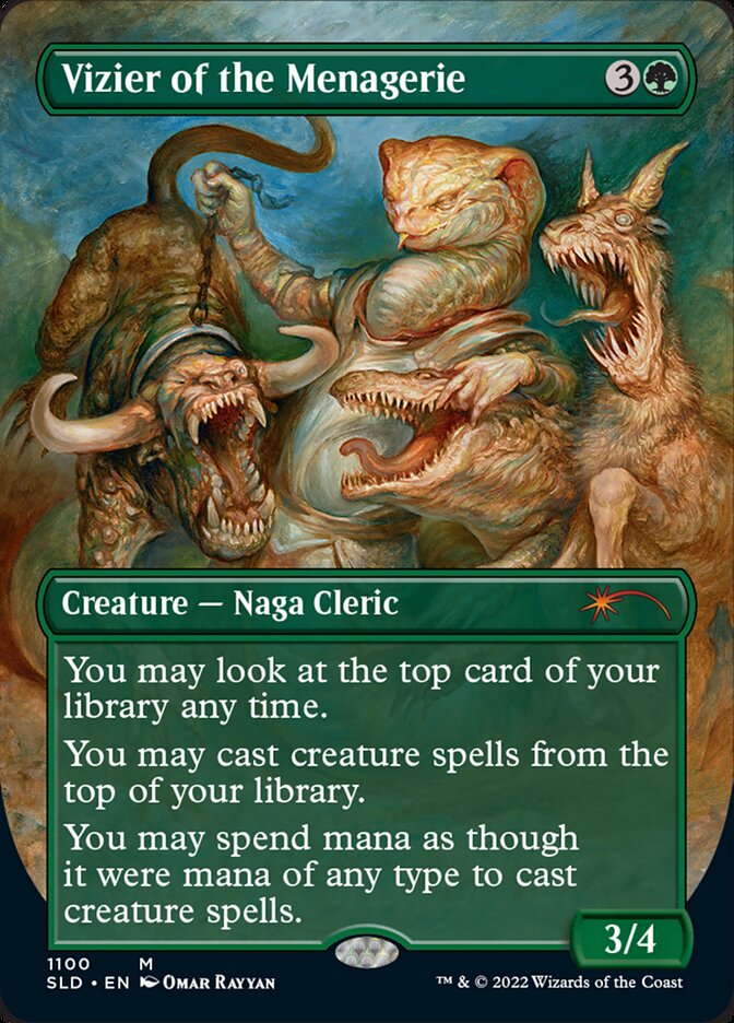 Vizier of the Menagerie (Borderless) (1100) [Secret Lair Drop Series]