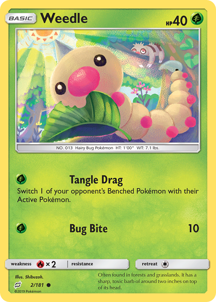 Weedle (2) (2/181) [SM - Team Up]