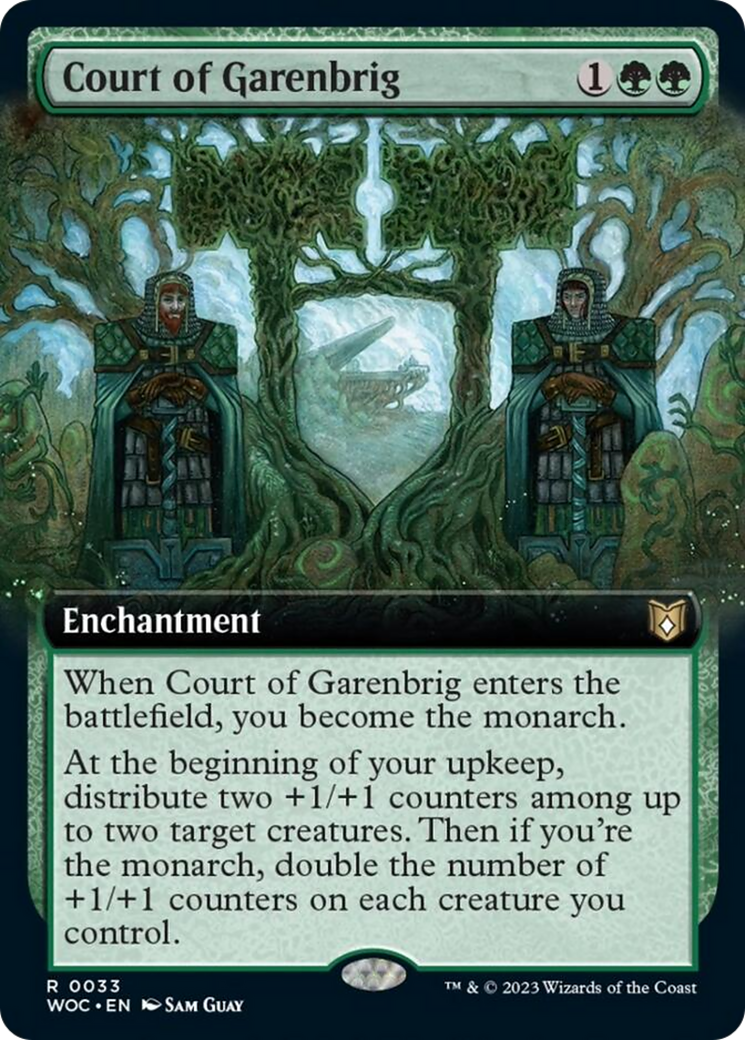 Court of Garenbrig (Extended Art) (33) [Commander: Wilds of Eldraine]