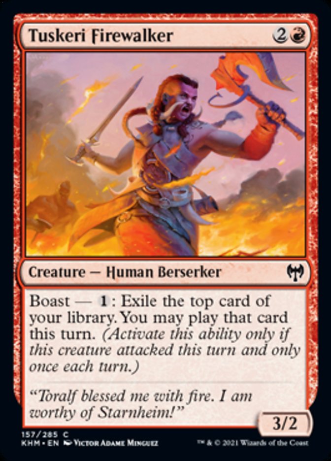 Tuskeri Firewalker (157) [Kaldheim]