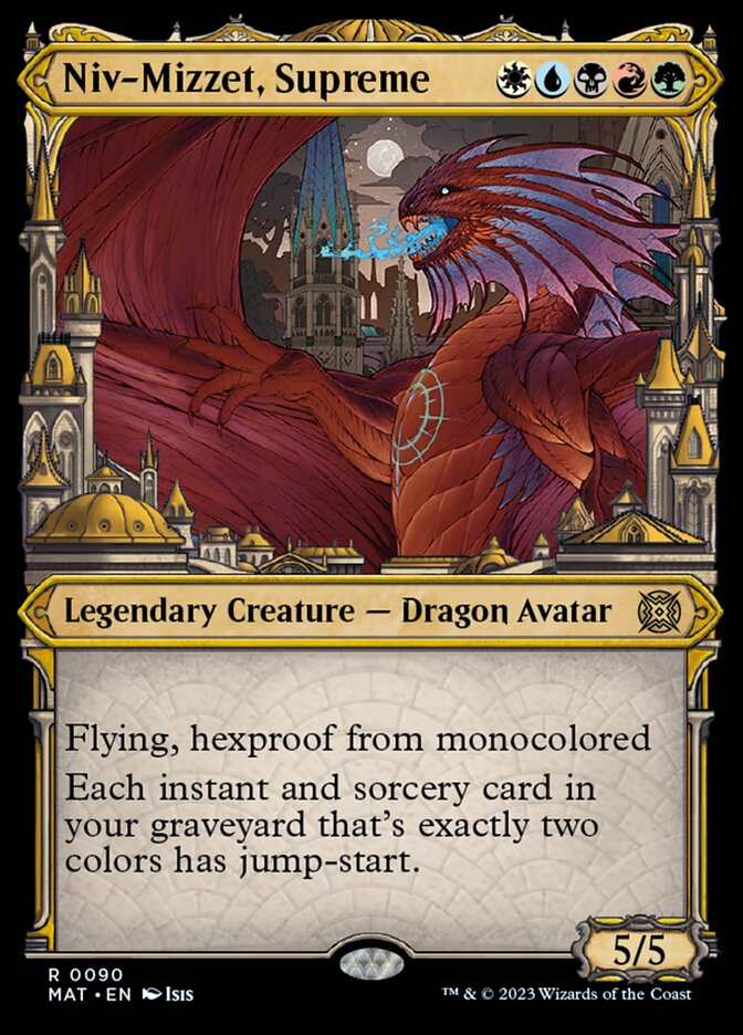 Niv-Mizzet, Supreme (Showcase) (90) [March of the Machine: The Aftermath]